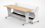 Tangara Ergobank 180 met Ergotafel 180 x 60 cm